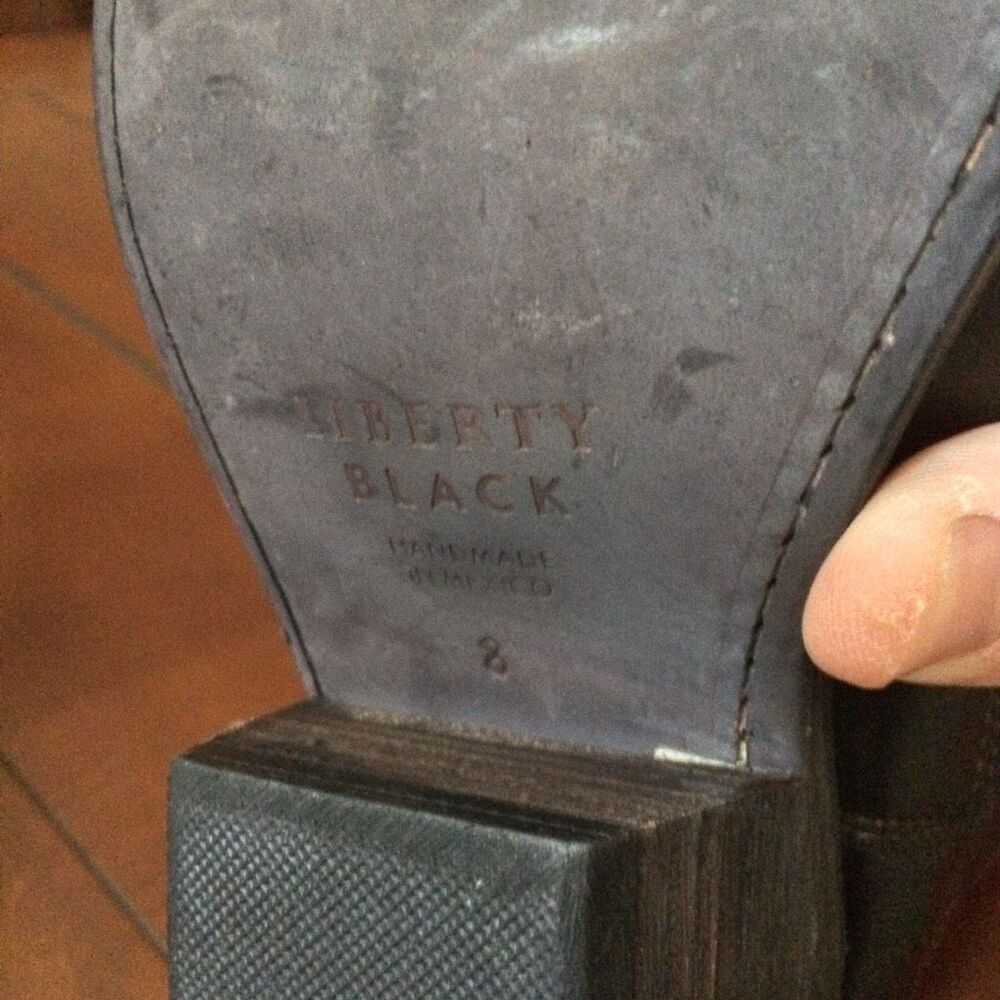 NWT Liberty Black black cowboy boots size 8 - Picture 8 of 14